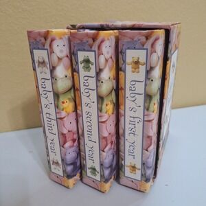 Baby's‎ First Three Years Photo Album Set Holds 4" x 6" Pictures